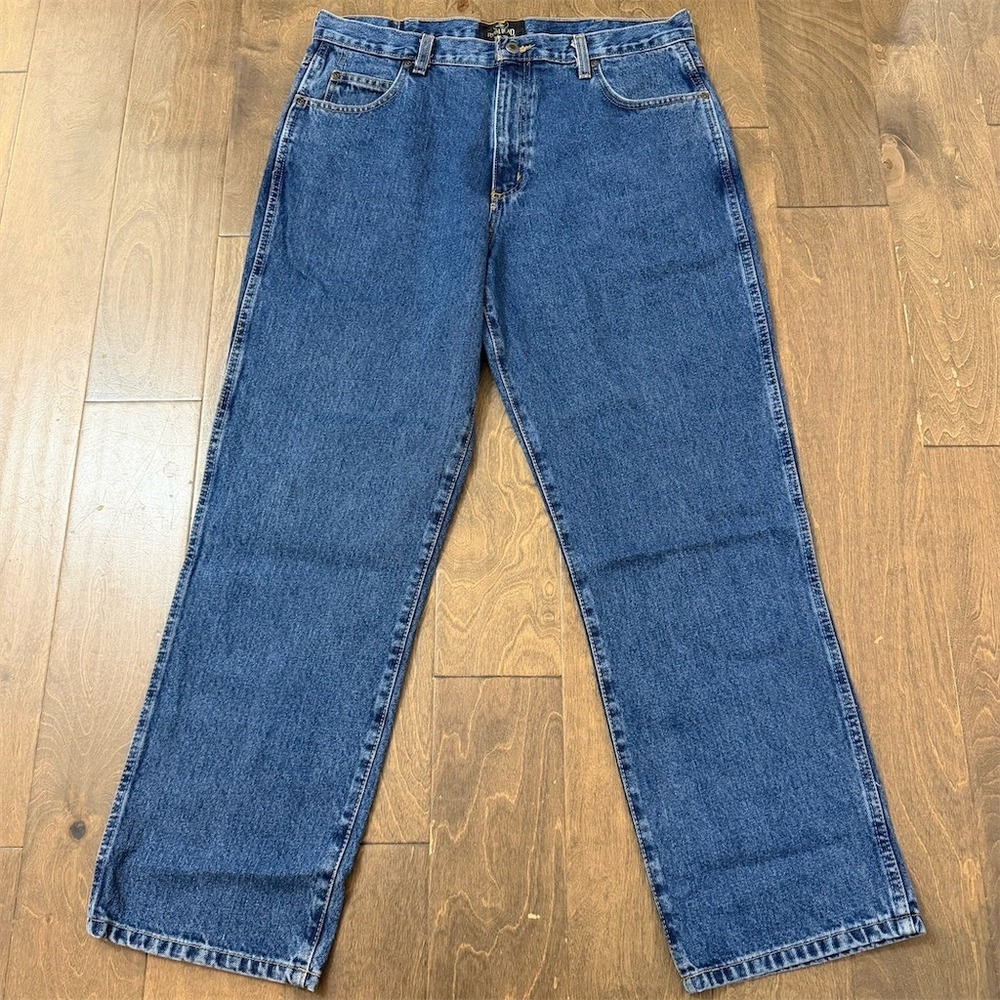 RedHead Bass Pro Shops Jeans Mens 36x30 Blue Relaxed‎ Fit Straight Leg